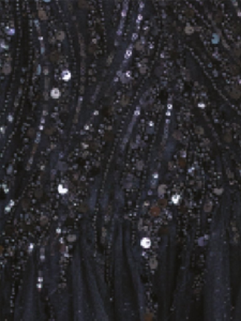New Black Evening Gown Floor Length Formal Elegant Stunning 4468